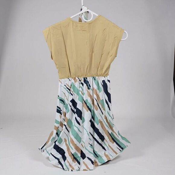 Pat Pat Girls Knee Length Dress Crew Neck Sleeveless 8-9 Year Old - Picture 3 of 7